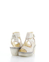 YULP571FLY 000 PEARL Lace-Up Sandals